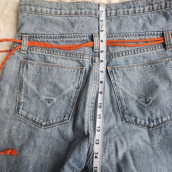 Hudson Stylish Blue Jeans with Orange Accents - Picture 8 of 8